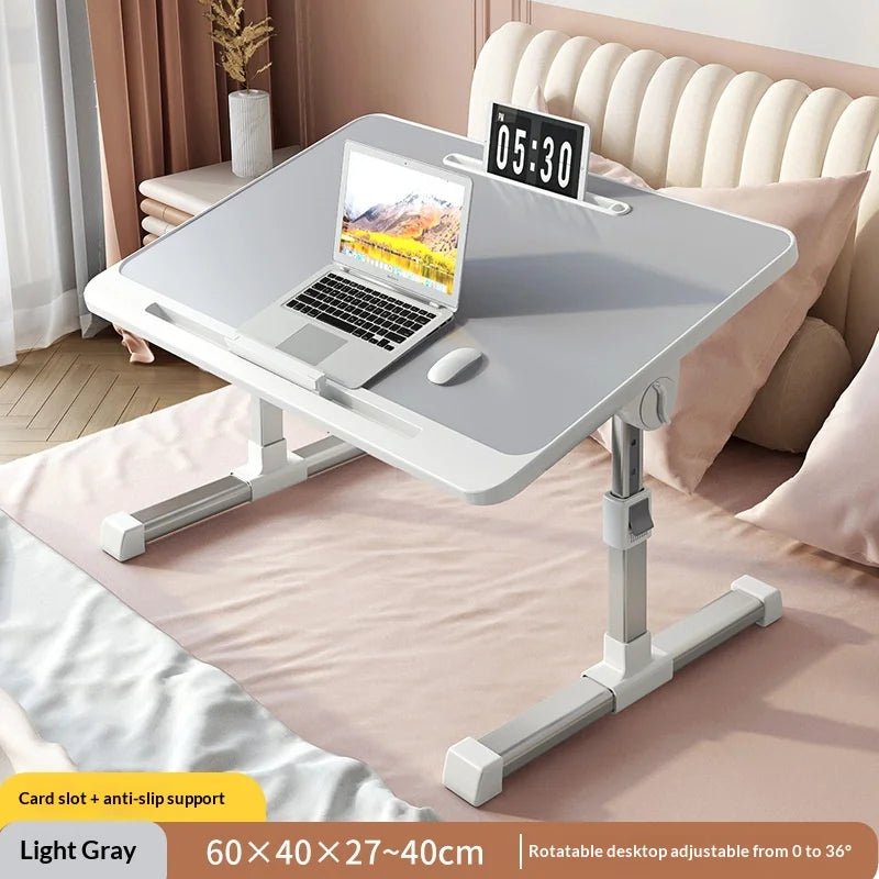 Portable Folding Bed Table with Height Adjustable Legs – Compact Laptop & Computer Desk for Study, Dorm, Bedroom, Office & Gaming – by VoltNest - VoltNest