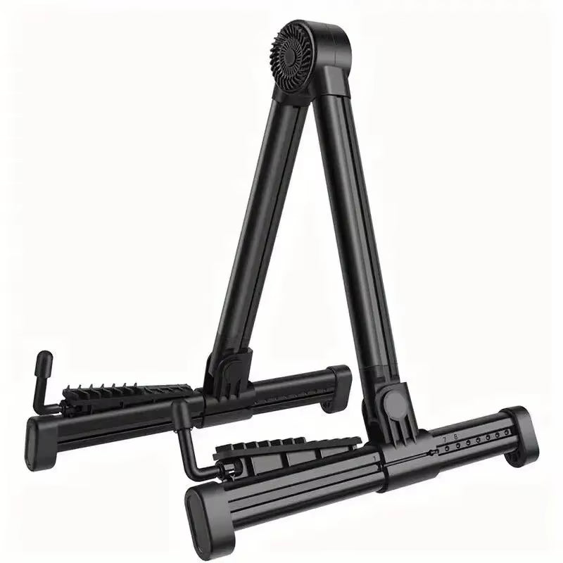 Guitar Stand Folding a Frame Floor Universal ABS for Acoustic Classical Electric Bass Guitars Banjo Ukulele Portable