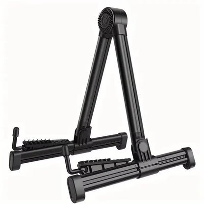 Guitar Stand Folding a Frame Floor Universal ABS for Acoustic Classical Electric Bass Guitars Banjo Ukulele Portable