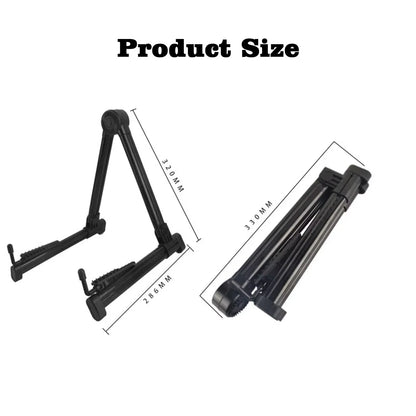 Guitar Stand Folding a Frame Floor Universal ABS for Acoustic Classical Electric Bass Guitars Banjo Ukulele Portable