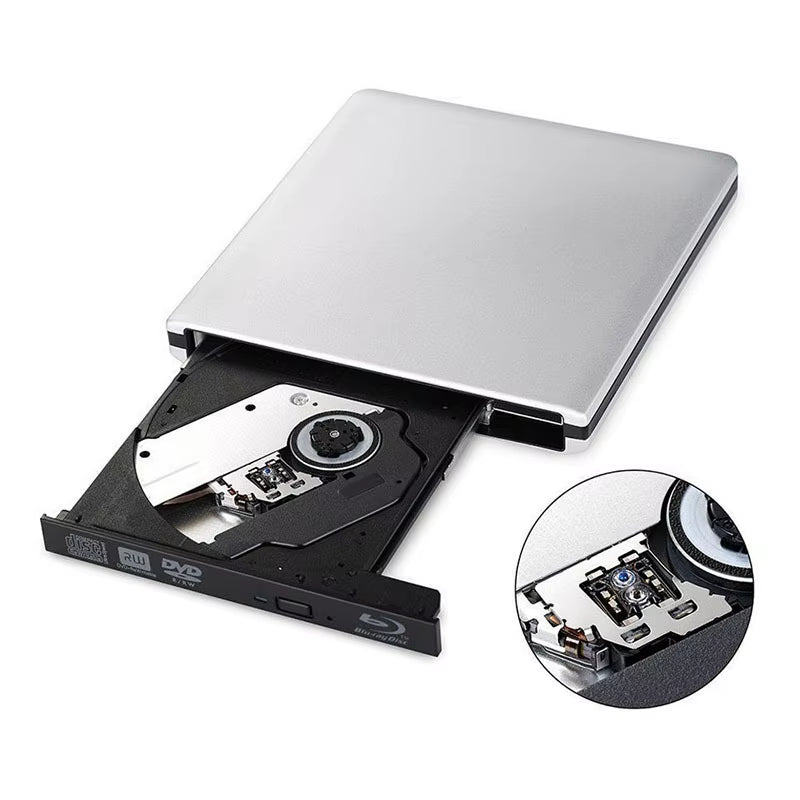 External USB3.0 Bluray Burner Writer Optical BD-RE Recorder 3D BD-ROM Blu-Ray Reader Bluray Play DVD Recorder for Laptop/Desktop