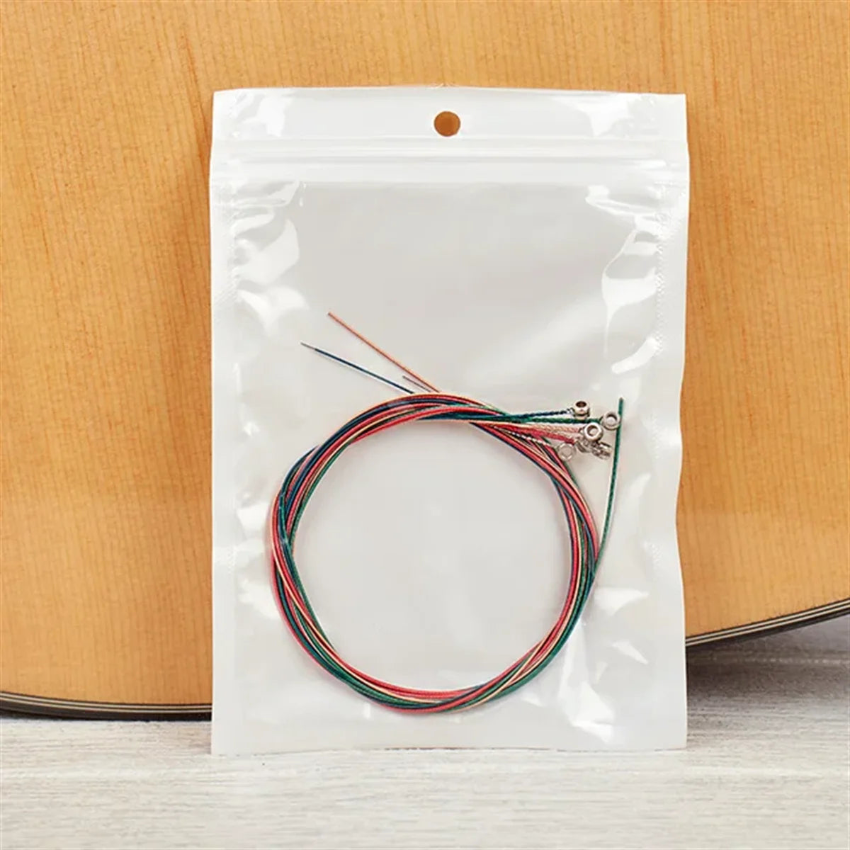 Acoustic Guitar Strings (6-Piece Set) High Carbon Steel Core with Rust-Resistant Coating, Warm & Rich Tone