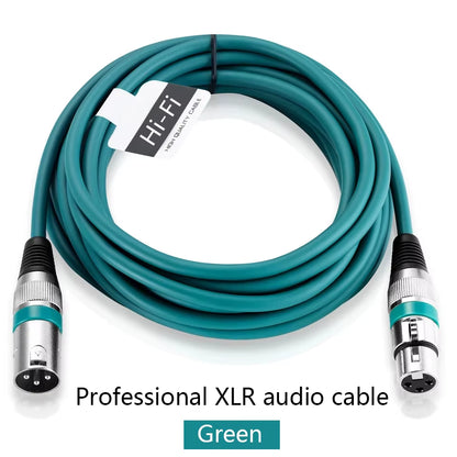 XLR Male to Female Cable Professional Microphone Extension Cable for Recording Mixer Balanced Speaker Mic XLR 3Pin Audio Lines