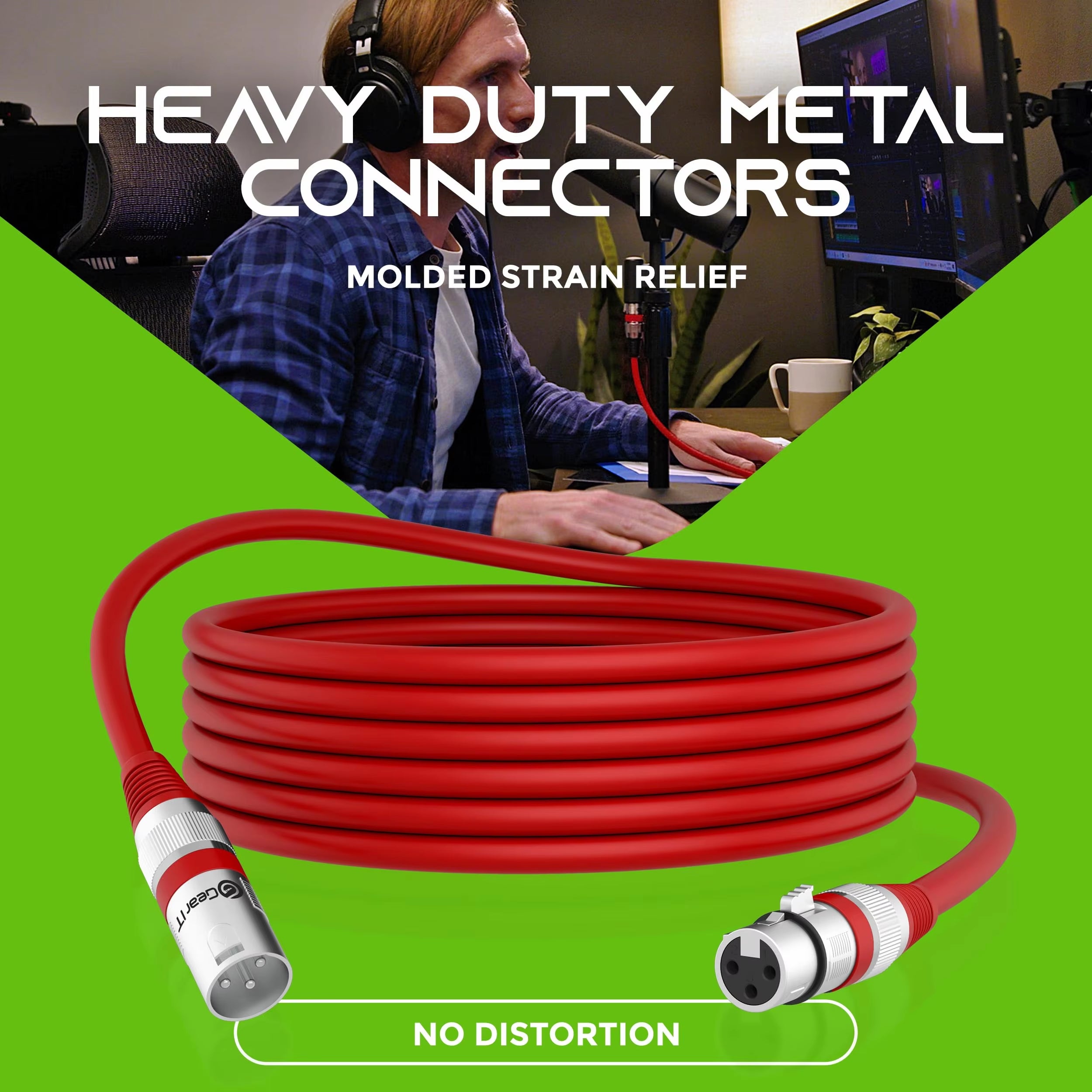 XLR Male to Female Cable Professional Microphone Extension Cable for Recording Mixer Balanced Speaker Mic XLR 3Pin Audio Lines