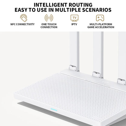 2024 NEW Original  AX3000T Router 5Ghz 160Mhz Broadband 1.3Ghz Processor High Speed NFC Connection for Home Office Games