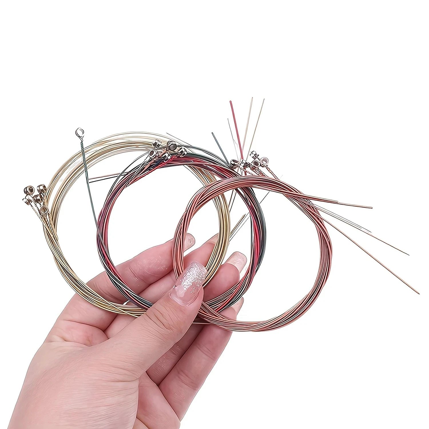 6Pcs/Set High-Quality Acoustic Guitar Strings - Replacement Guitar Strings, Premium Guitar Accessories