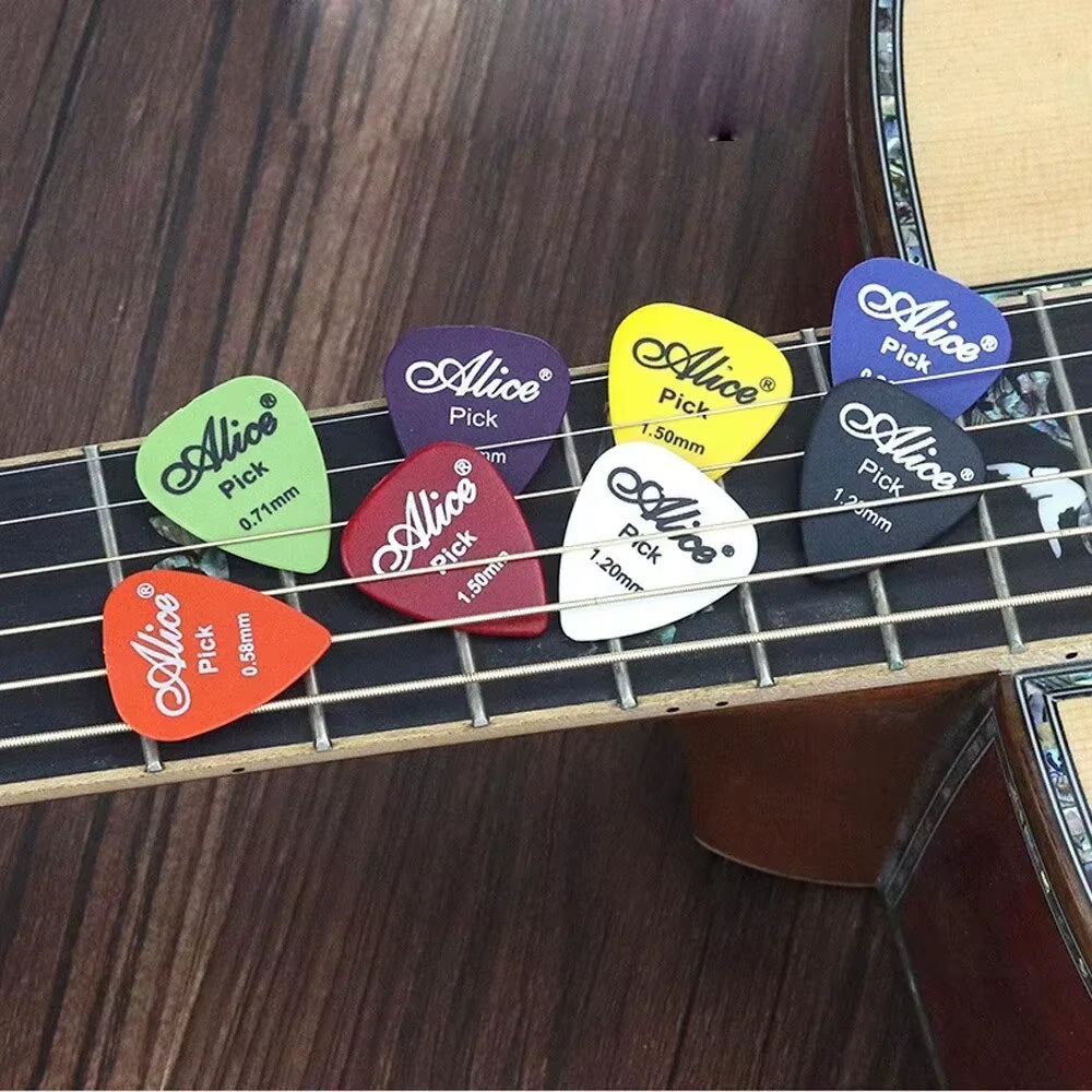 Multicolor Guitar Picks 50/100 Pieces Mixed ABS Premium Plastic Guitar Picks for Acoustic Electric Guitars Bass or Ukulele