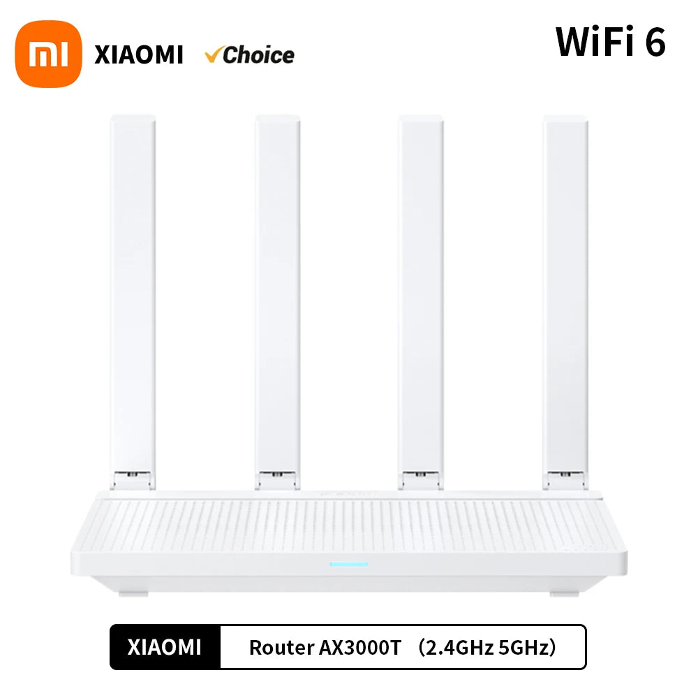 2024 NEW Original  AX3000T Router 5Ghz 160Mhz Broadband 1.3Ghz Processor High Speed NFC Connection for Home Office Games