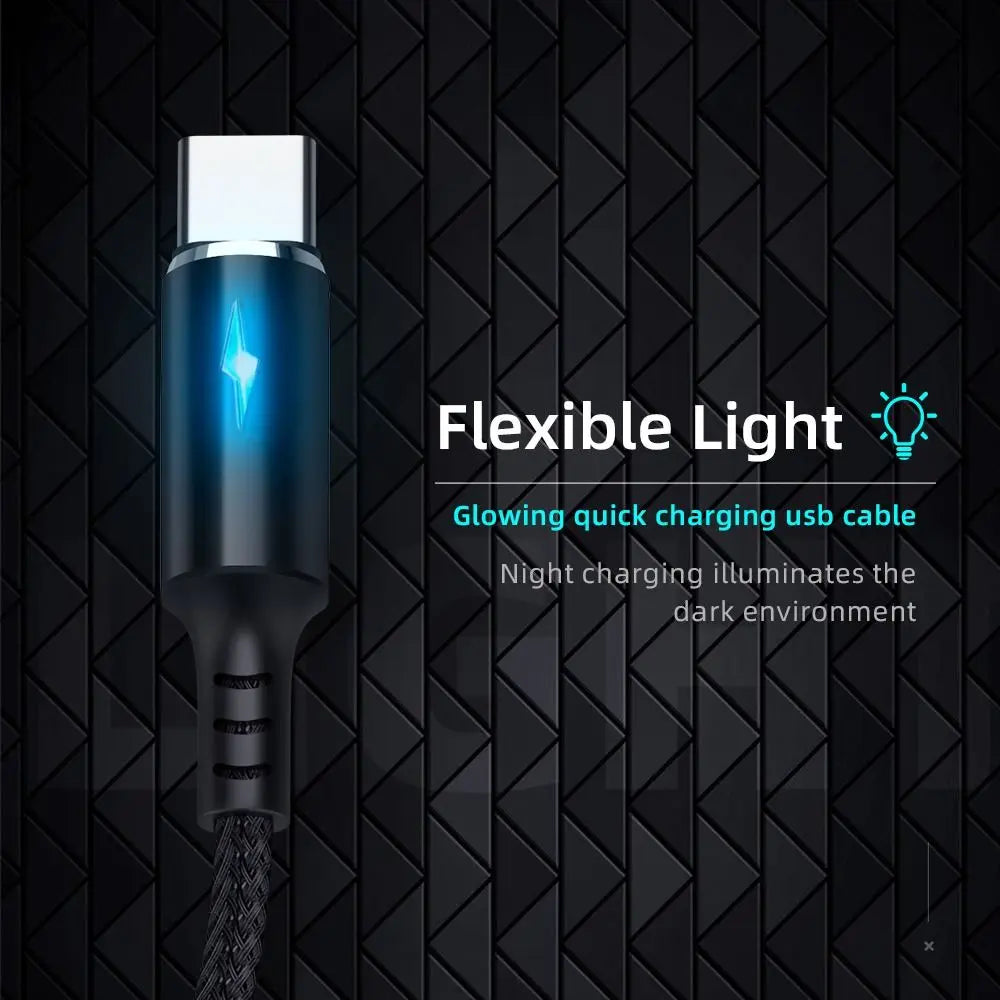 5A Fast Charging USB-C Cable | LED Indicator | 1.2M & 2M | VoltNest