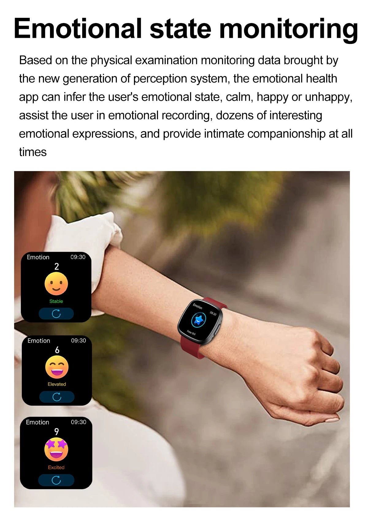 ET593 Bluetooth Calling Smart Watch 1.75" Full Touch Screen IP68 Fitness Tracker for Android iOS with SpO2 HR Sleep