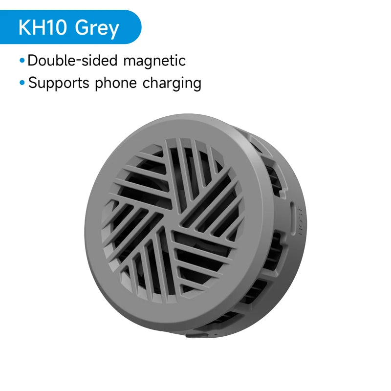 Hagibis Magnetic Cell Phone Cooler Double-sided Magnetic Semiconductor Cooling Fan Phone Radiator for Gaming Live Streaming Vlog