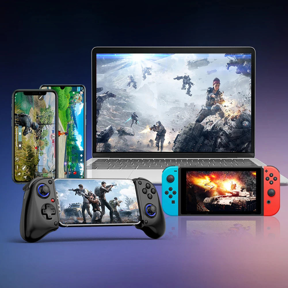 Wireless Bluetooth Mobile Gaming Controller | Hall Triggers | Switch, iOS, Android, PC | VoltNest