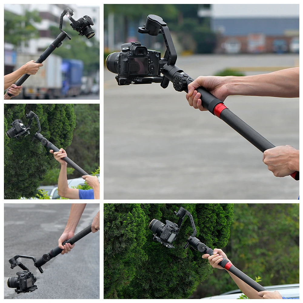 Carbon Fiber Gimbal Extension Pole | DJI Ronin, Zhiyun, Feiyu Compatible | VoltNest