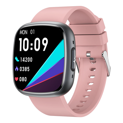 ET593 Bluetooth Calling Smart Watch 1.75" Full Touch Screen IP68 Fitness Tracker for Android iOS with SpO2 HR Sleep