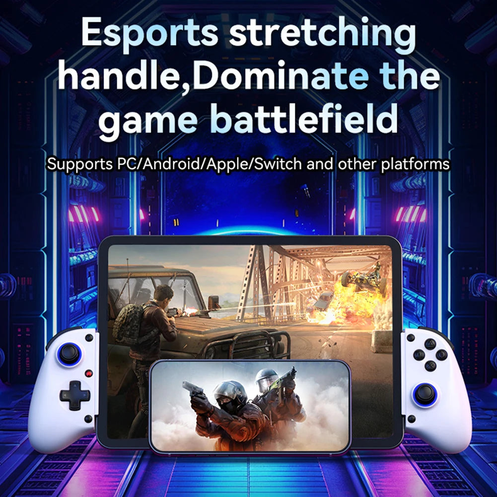 Wireless Bluetooth Mobile Gaming Controller | Hall Triggers | Switch, iOS, Android, PC | VoltNest