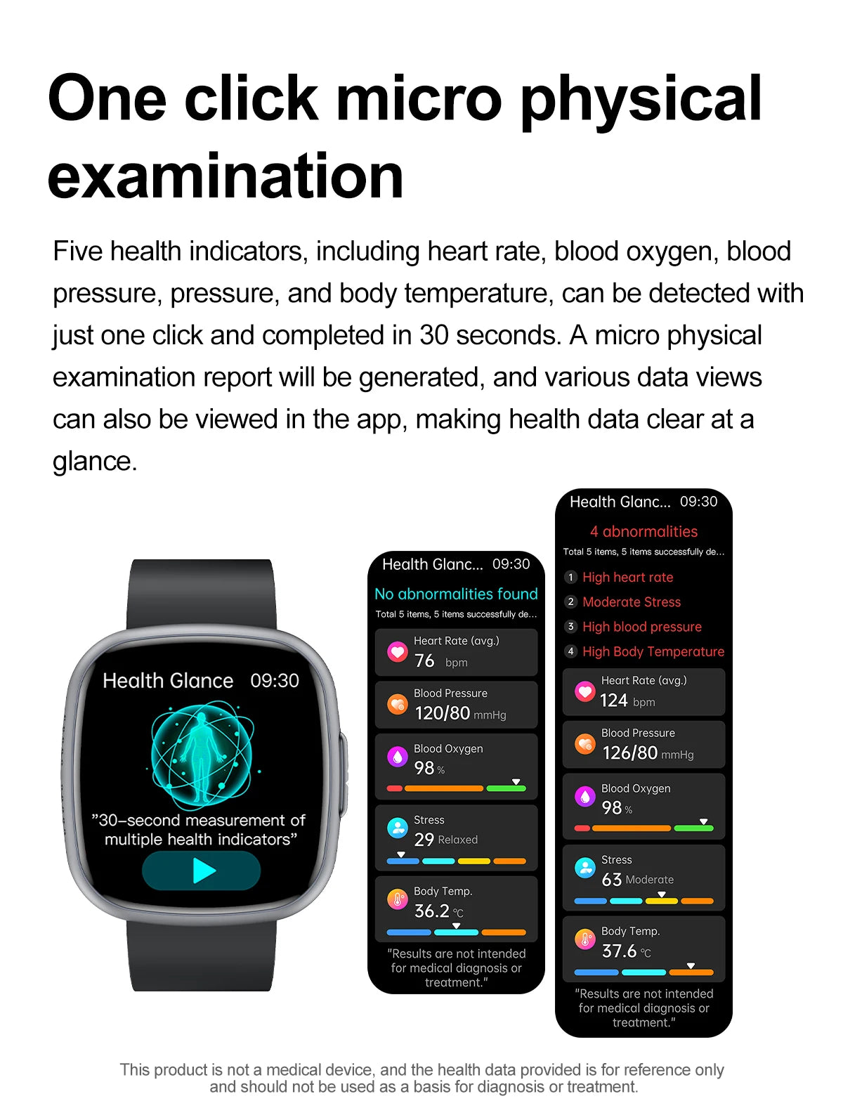 ET593 Bluetooth Calling Smart Watch 1.75" Full Touch Screen IP68 Fitness Tracker for Android iOS with SpO2 HR Sleep