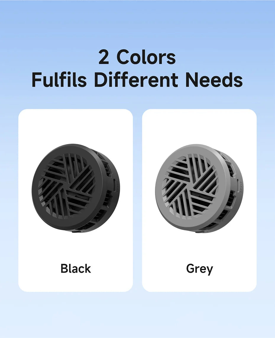 Hagibis Magnetic Cell Phone Cooler Double-sided Magnetic Semiconductor Cooling Fan Phone Radiator for Gaming Live Streaming Vlog