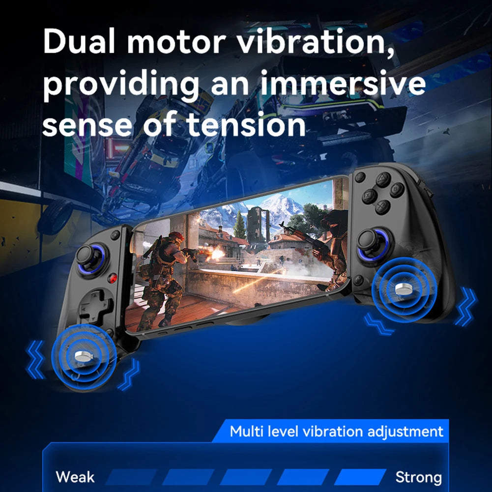 Wireless Bluetooth Mobile Gaming Controller | Hall Triggers | Switch, iOS, Android, PC | VoltNest