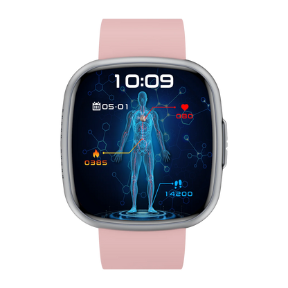 ET593 Bluetooth Calling Smart Watch 1.75" Full Touch Screen IP68 Fitness Tracker for Android iOS with SpO2 HR Sleep