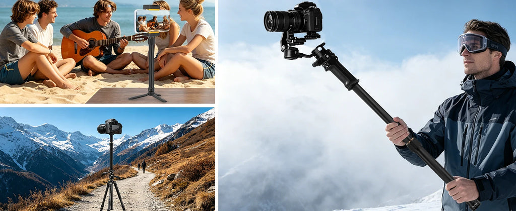 Carbon Fiber Gimbal Extension Pole | DJI Ronin, Zhiyun, Feiyu Compatible | VoltNest