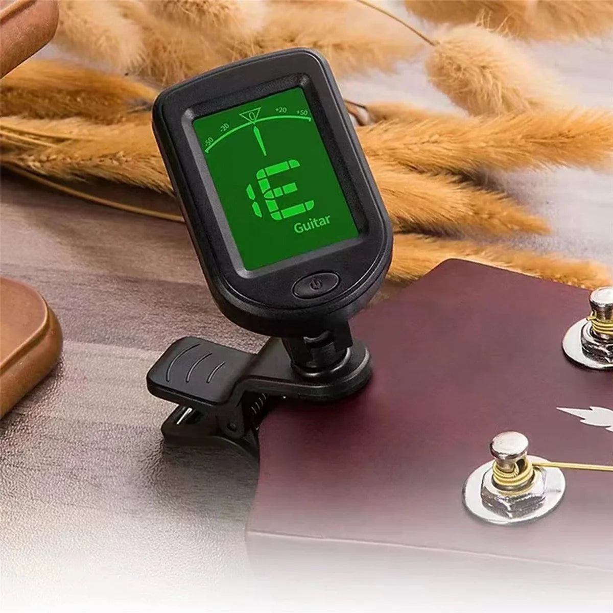 Guitar Tuner Clip on Electronic Tuner LED Display/For Bass Ukulele Violin Mandolin All Instruments