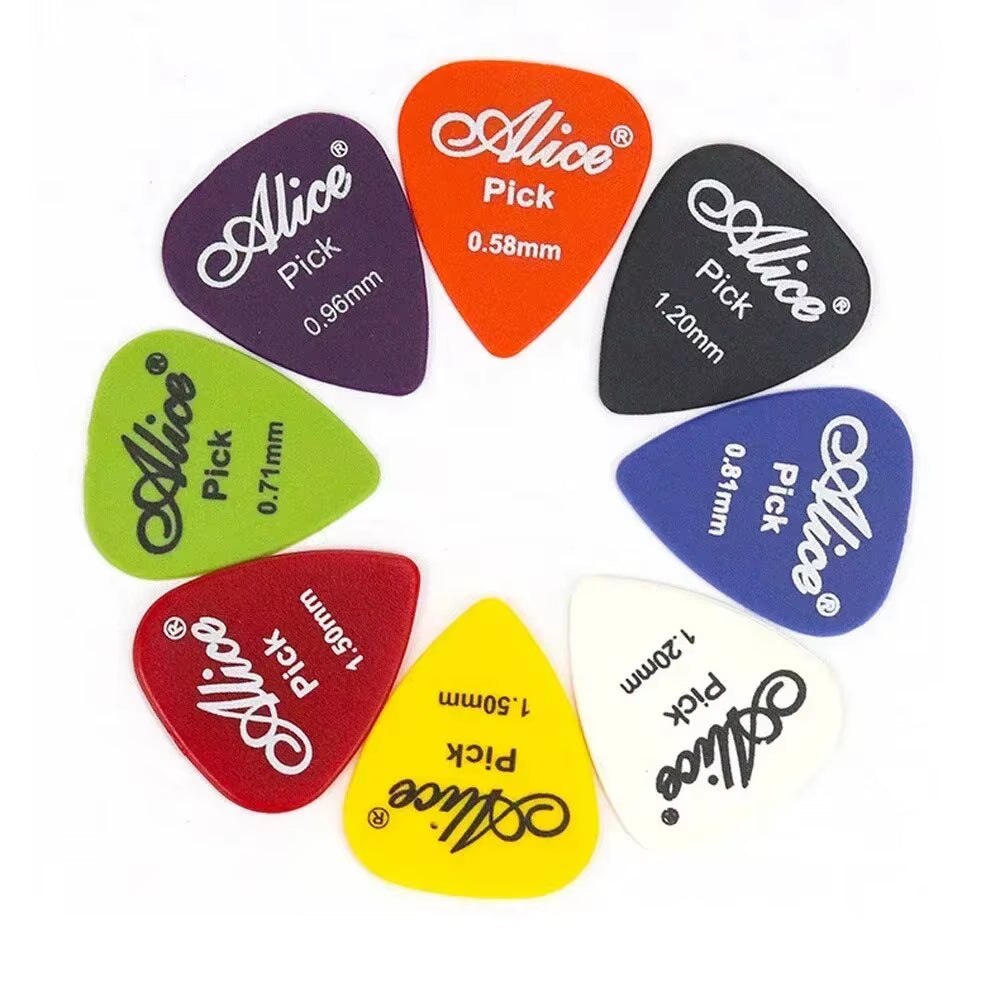 Multicolor Guitar Picks 50/100 Pieces Mixed ABS Premium Plastic Guitar Picks for Acoustic Electric Guitars Bass or Ukulele