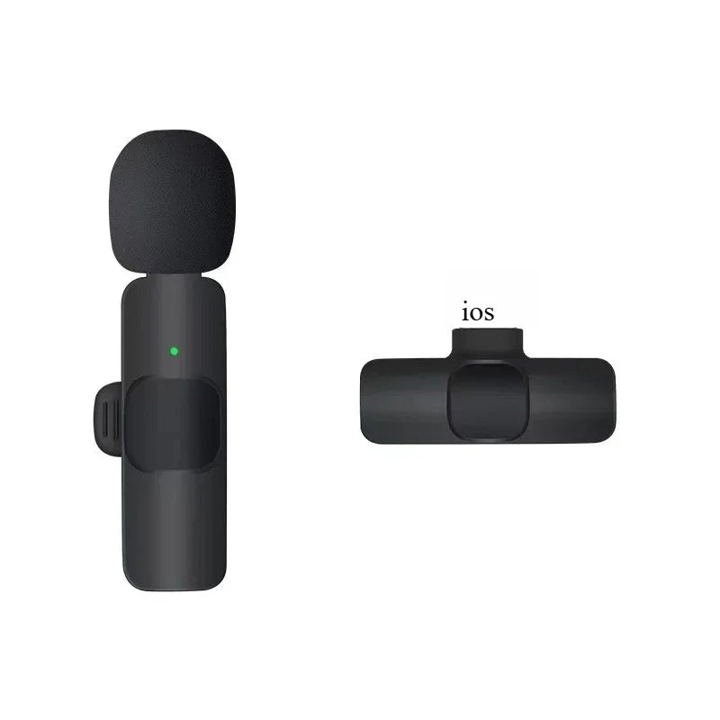 Mini Wireless Lavalier Microphone USB C Noise Cancellation Lapel Mic for Iphone 17/16/15 Video Recording Vlog