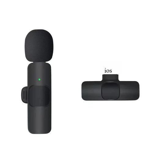 Mini Wireless Lavalier Microphone USB C Noise Cancellation Lapel Mic for Iphone 17/16/15 Video Recording Vlog