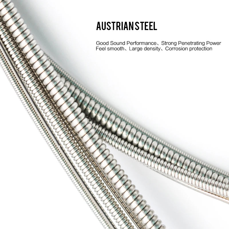 Electric Guitar Strings Set RX Series Hexagonal Carbon Steel 6 String for Electric Guitar Accessories Practice Use