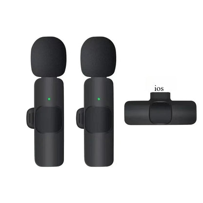 Mini Wireless Lavalier Microphone USB C Noise Cancellation Lapel Mic for Iphone 17/16/15 Video Recording Vlog