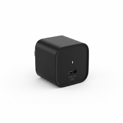 65W GaN charger matte black