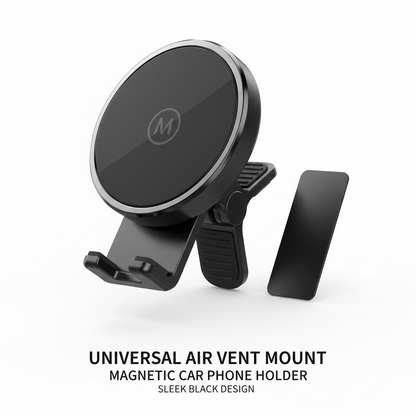 Magnetic car phone holder universal air vent mount