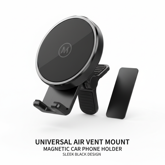 Magnetic car phone holder universal air vent mount