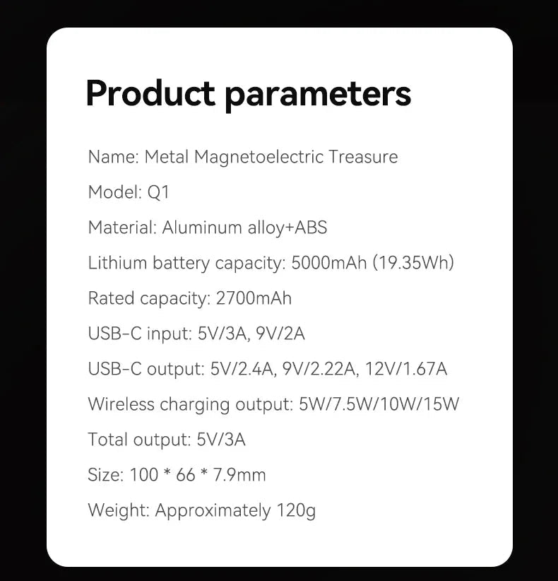 Magnetic Wireless Power Bank 5000mAh / 10000mAh | MagSafe, PD 20W, Digital Display | VoltNest - VoltNest