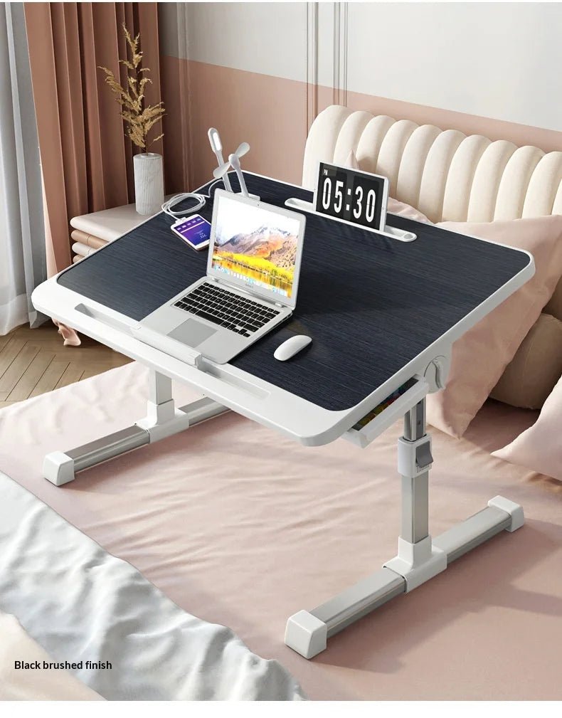 Portable Folding Bed Table with Height Adjustable Legs – Compact Laptop & Computer Desk for Study, Dorm, Bedroom, Office & Gaming – by VoltNest - VoltNest