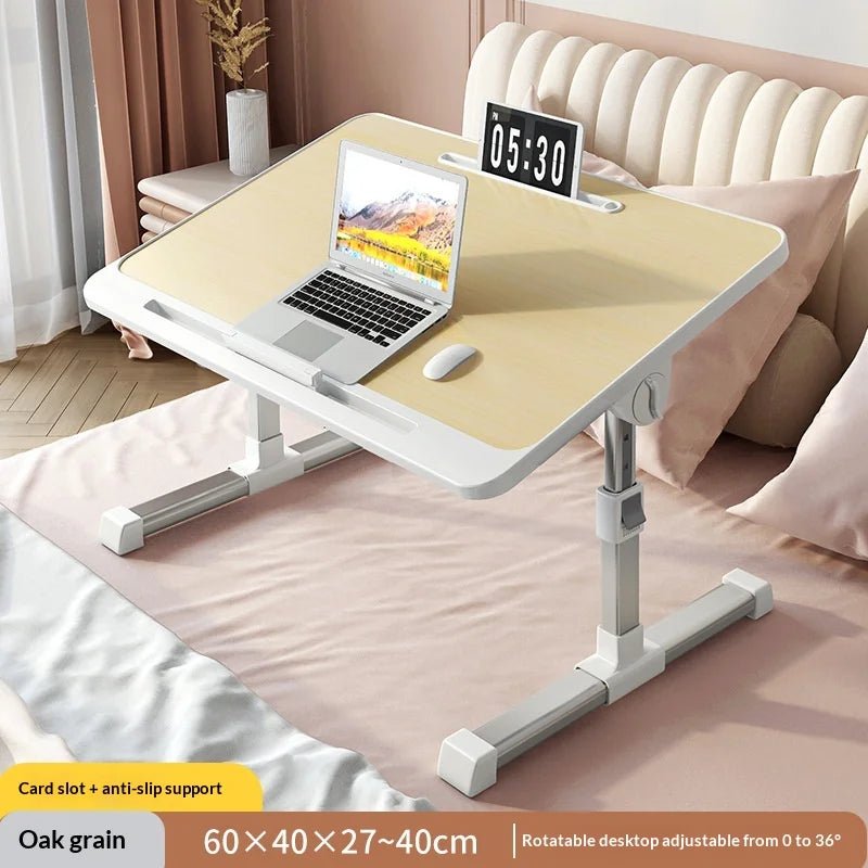 Portable Folding Bed Table with Height Adjustable Legs – Compact Laptop & Computer Desk for Study, Dorm, Bedroom, Office & Gaming – by VoltNest - VoltNest