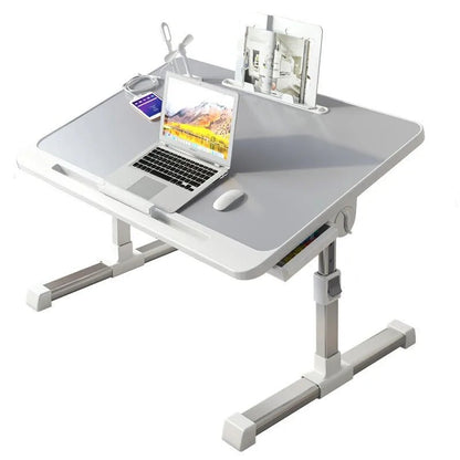 Portable Folding Bed Table with Height Adjustable Legs – Compact Laptop & Computer Desk for Study, Dorm, Bedroom, Office & Gaming – by VoltNest - VoltNest