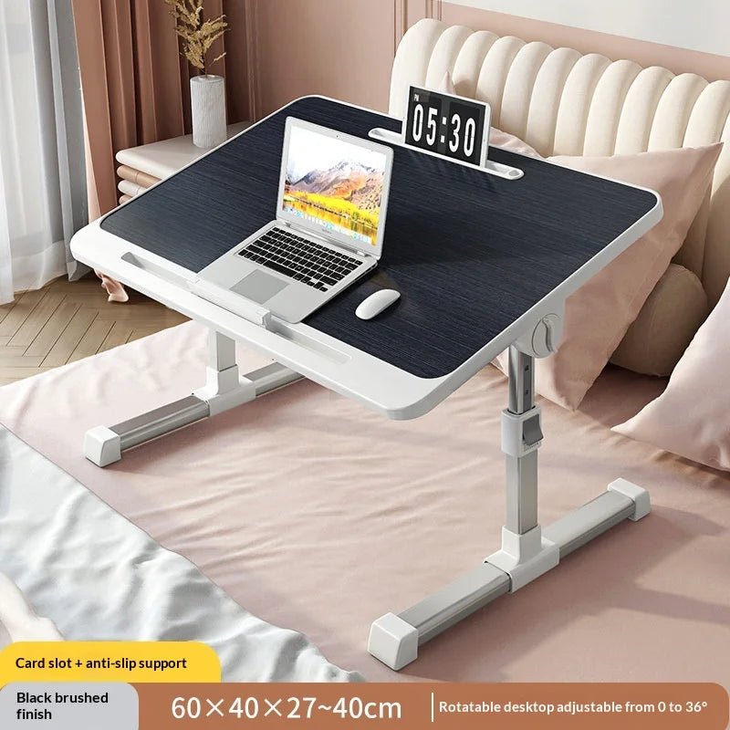 Portable Folding Bed Table with Height Adjustable Legs – Compact Laptop & Computer Desk for Study, Dorm, Bedroom, Office & Gaming – by VoltNest - VoltNest