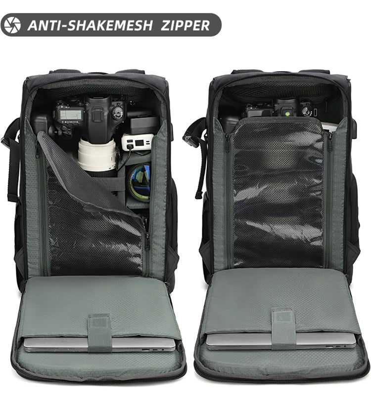 VoltNest Large Capacity Camera Backpack | Oxford Cloth DSLR Photography Travel Bag - VoltNest