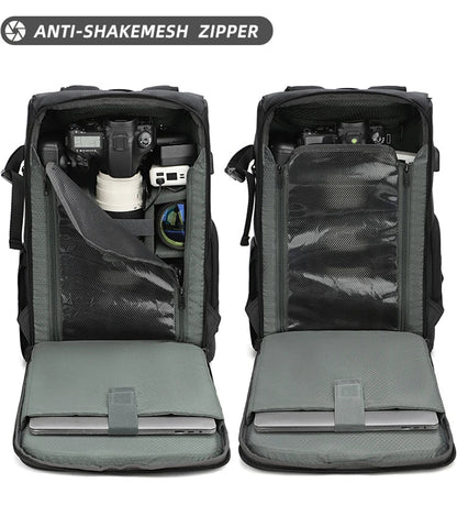 VoltNest Large Capacity Camera Backpack | Oxford Cloth DSLR Photography Travel Bag - VoltNest