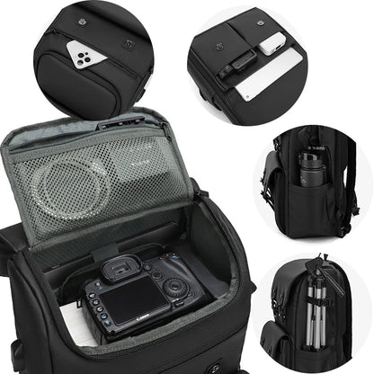 VoltNest Large Capacity Camera Backpack | Oxford Cloth DSLR Photography Travel Bag - VoltNest